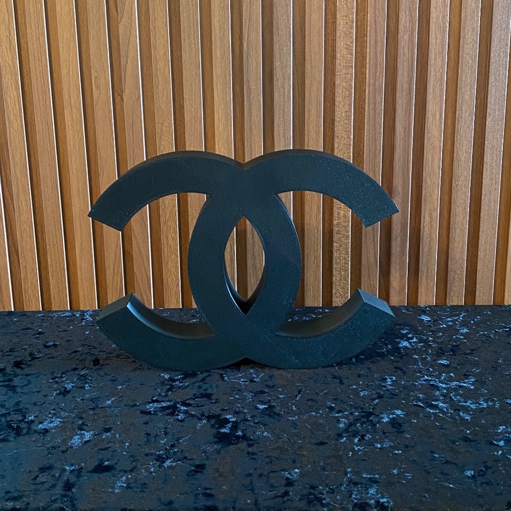 Rare Large CC Black Art Decor - Picture 2 of 7